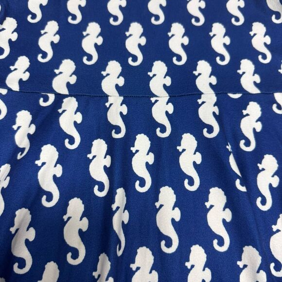 Tiny Twirls Seahorse Print Dress Size 7/8 - Picture 3 of 5